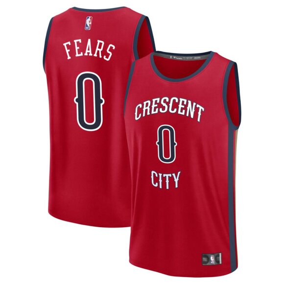 Mens Jeremiah Fears Red Jersey